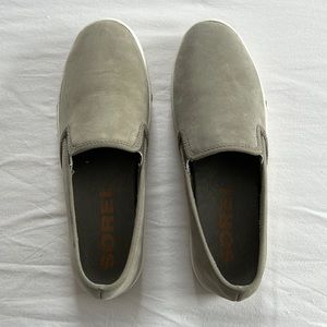 Sorel camp sneak W8 sage shoes NWB